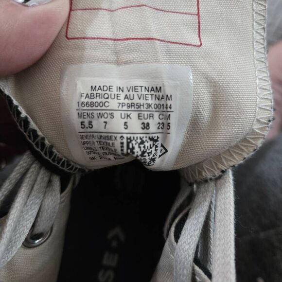 Converse Black Run Star Hike Platform Shoes   Womens Size 7 Mens 5.5 - Picture 7 of 7